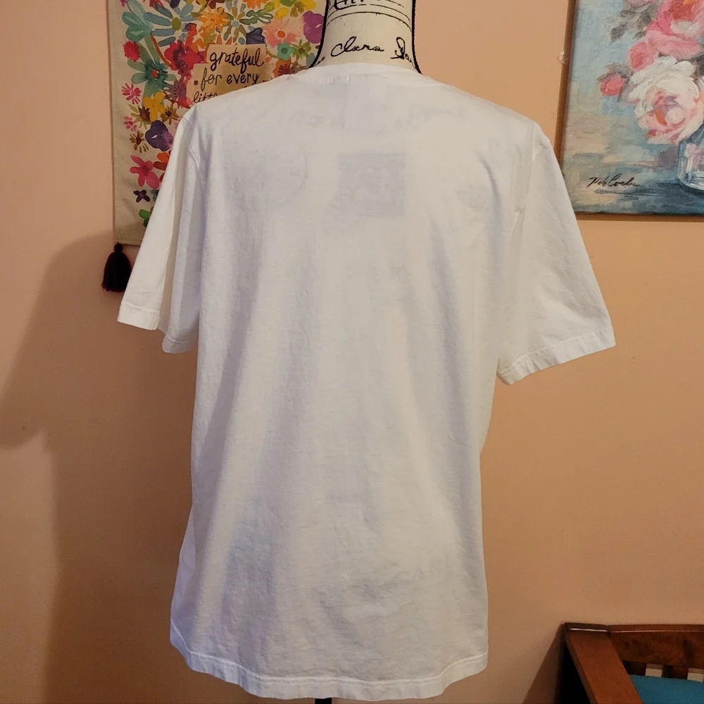 Adidas Trefoil Leopard Print Unisex Tee, Men's L, Women's XL, EUC, Extra Clean